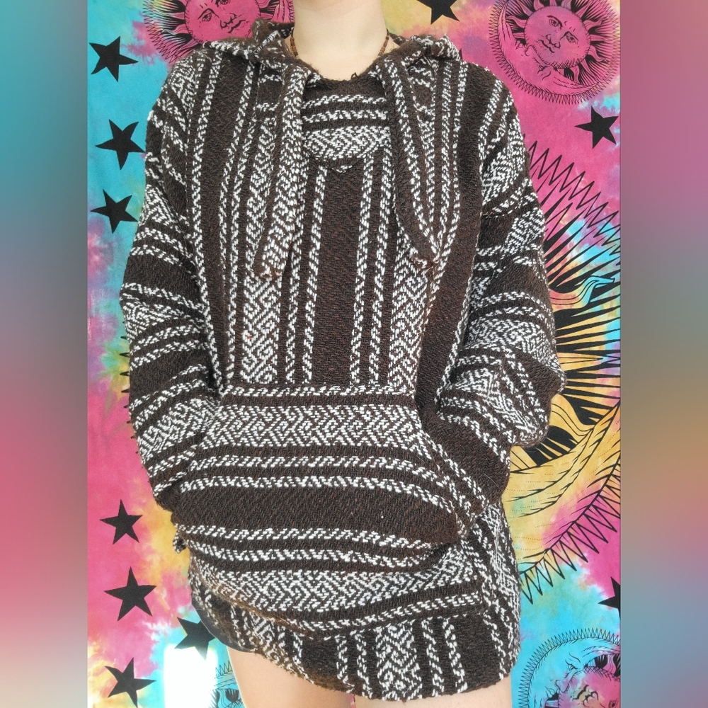 Outdoors Oland - Patterned Hippie Hoodie